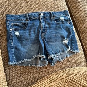 American eagle midi shorts